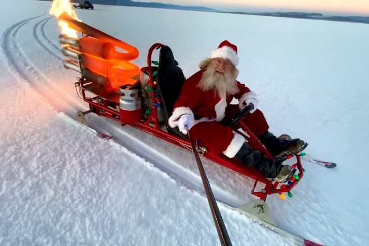 Trenó do Papai Noel turbinado