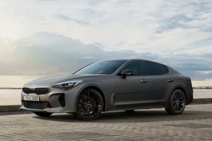 kia stinger tribute edition 2023 cinza frente