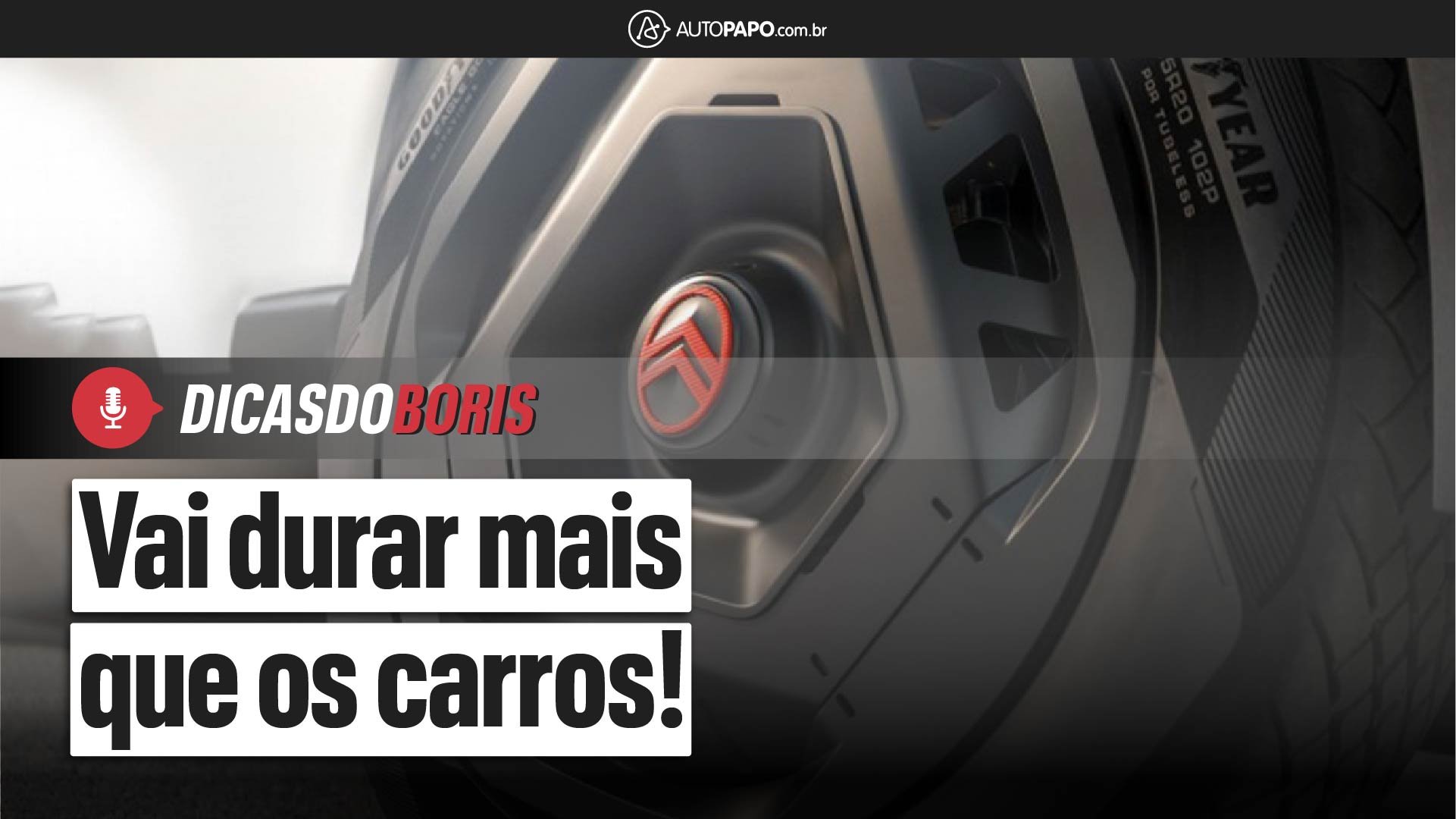 Goodyear cria pneu feito de arroz e óleo de girassol que dura 500.000 km