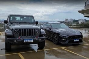 jeep gladiator rubicon e ford mustang mach 1