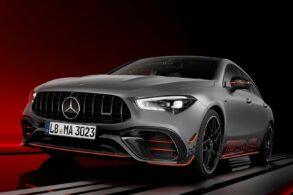 mercedes benz cla shooting brake 2024 cinza frente e lateral