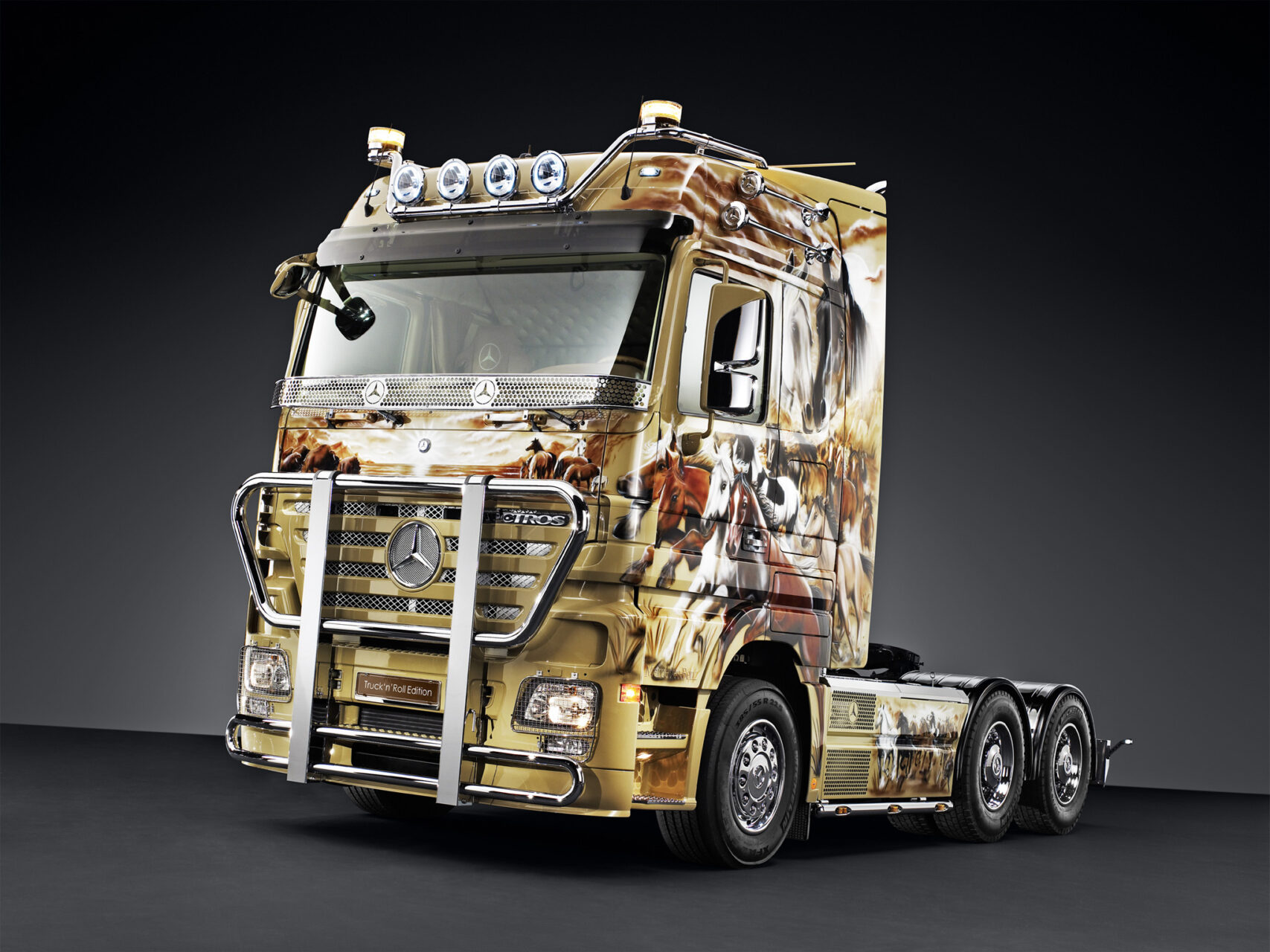 mercedes benz actros truck n roll edition