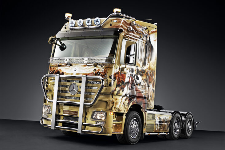 mercedes benz actros truck n roll edition