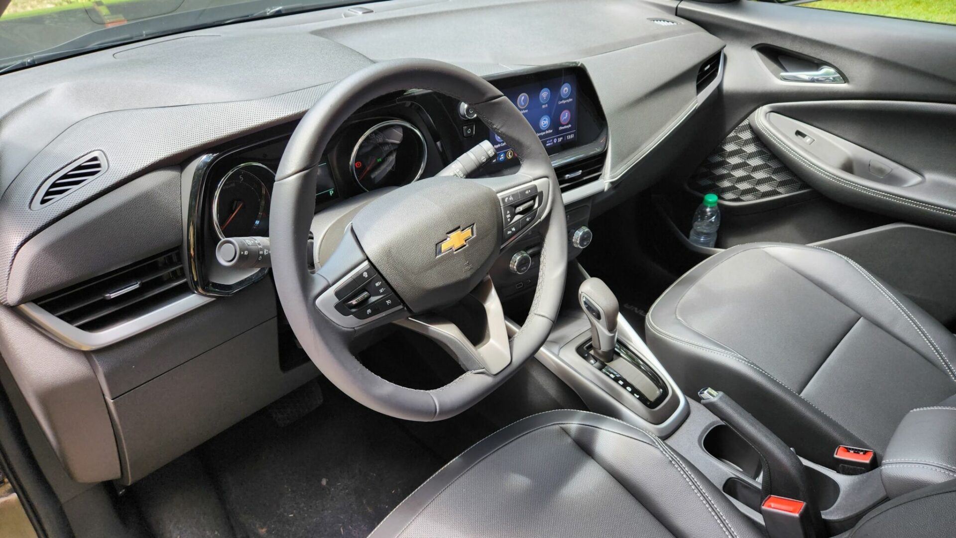 chevrolet montana premier 2023 verde quadro de instrumentos