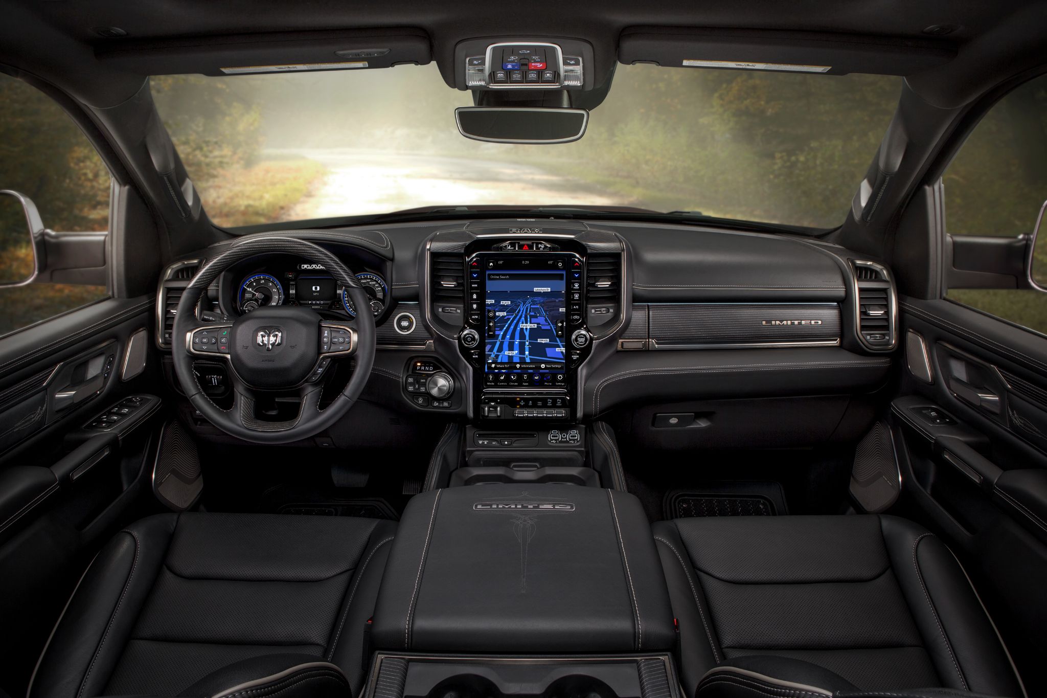 ram 1500 limited interior painel