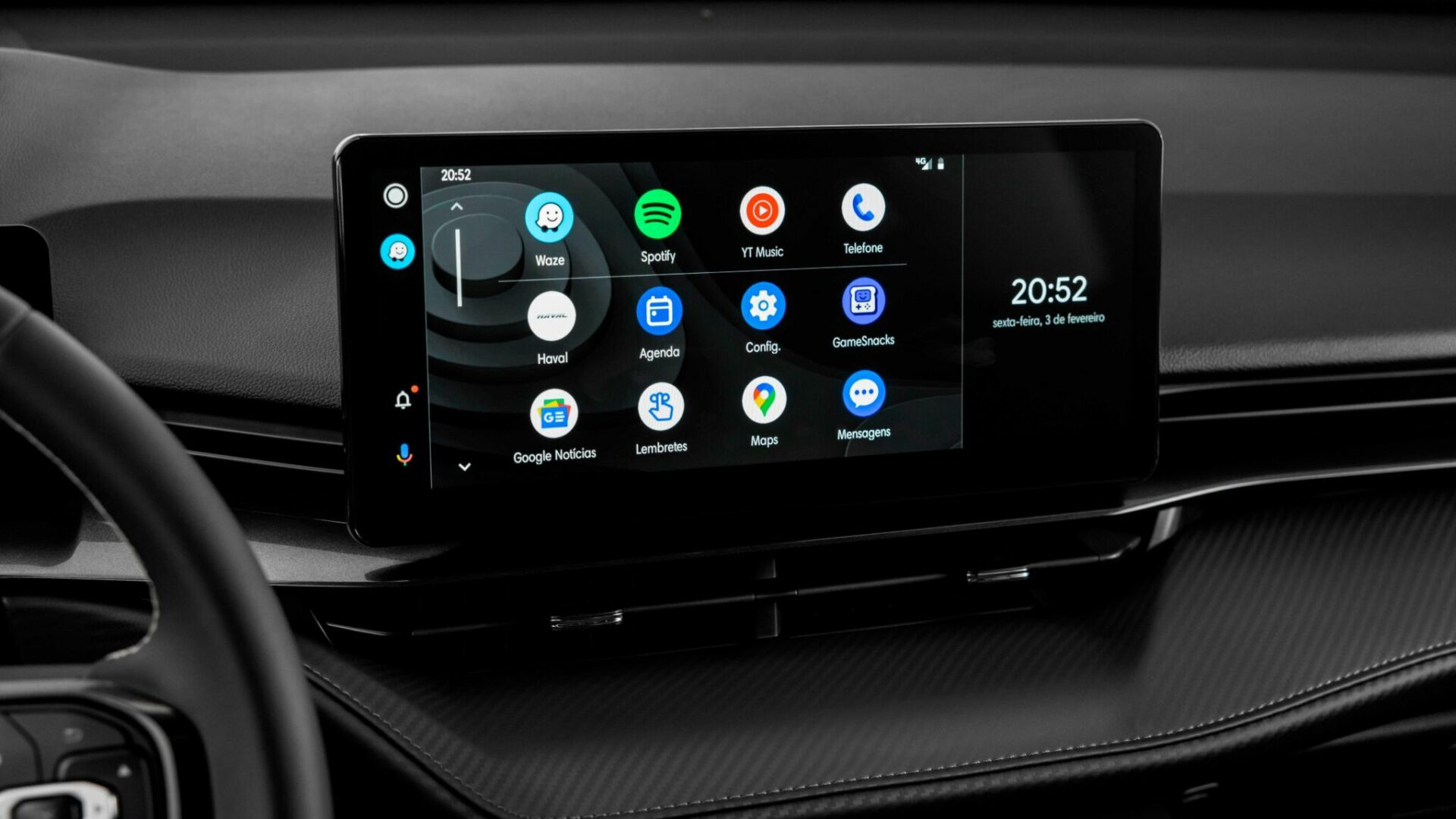 gwm haval h6 gt interior central multimidia android auto