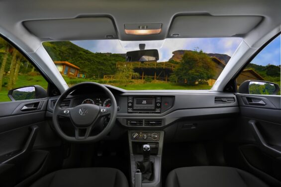 volkswagen polo track 2023 interior painel