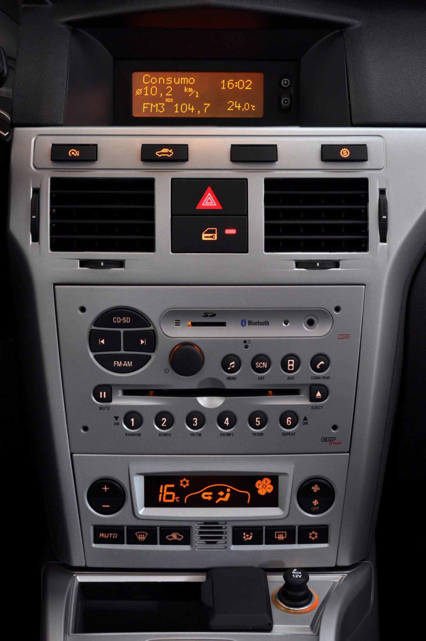 chevrolet vectra elegance 2010 interior console