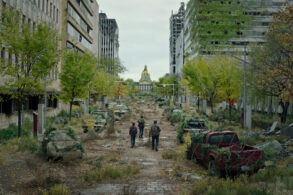 the last of us rua com carros abondanos