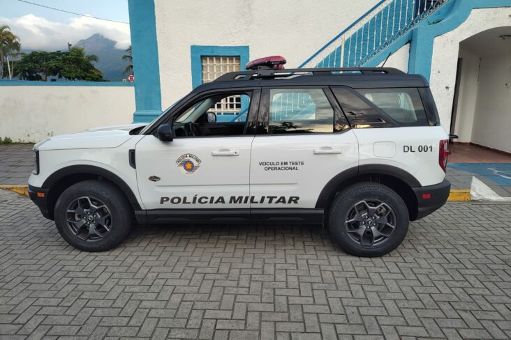 ford bronco sport policia militar sao paulo branco teste