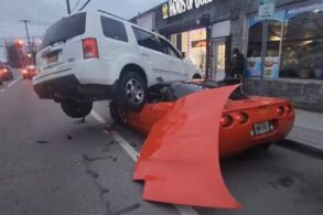 honda pilot destroi chevrolet corvette