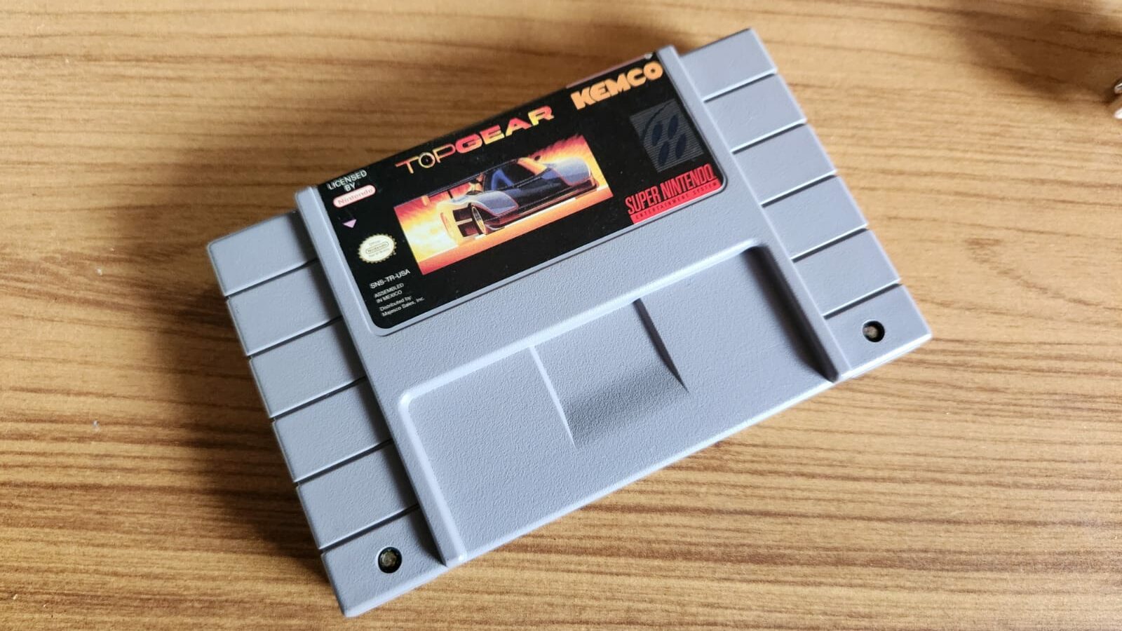 Fita Top Gear 1 Top Racer Jogo Snes Cartucho Super Nintendo Corrida