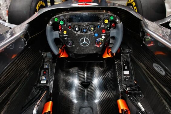 interior cockpit formula 1