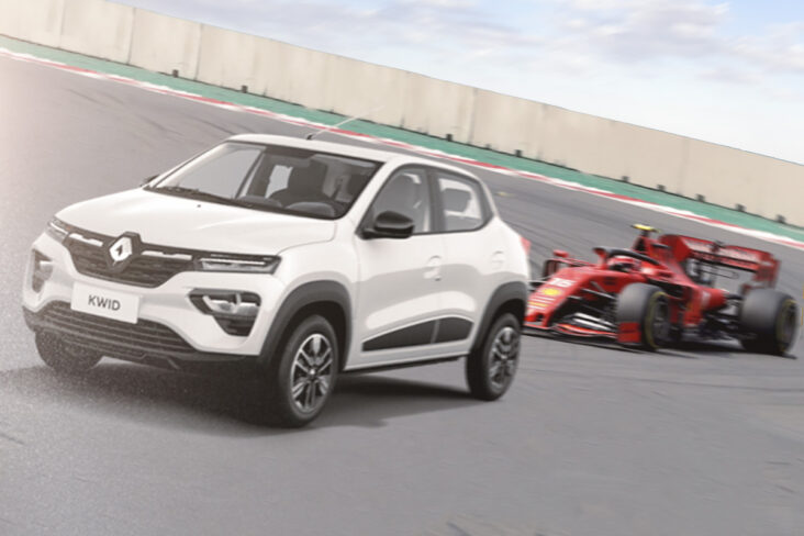 kwid corrida f1 ferrari portal