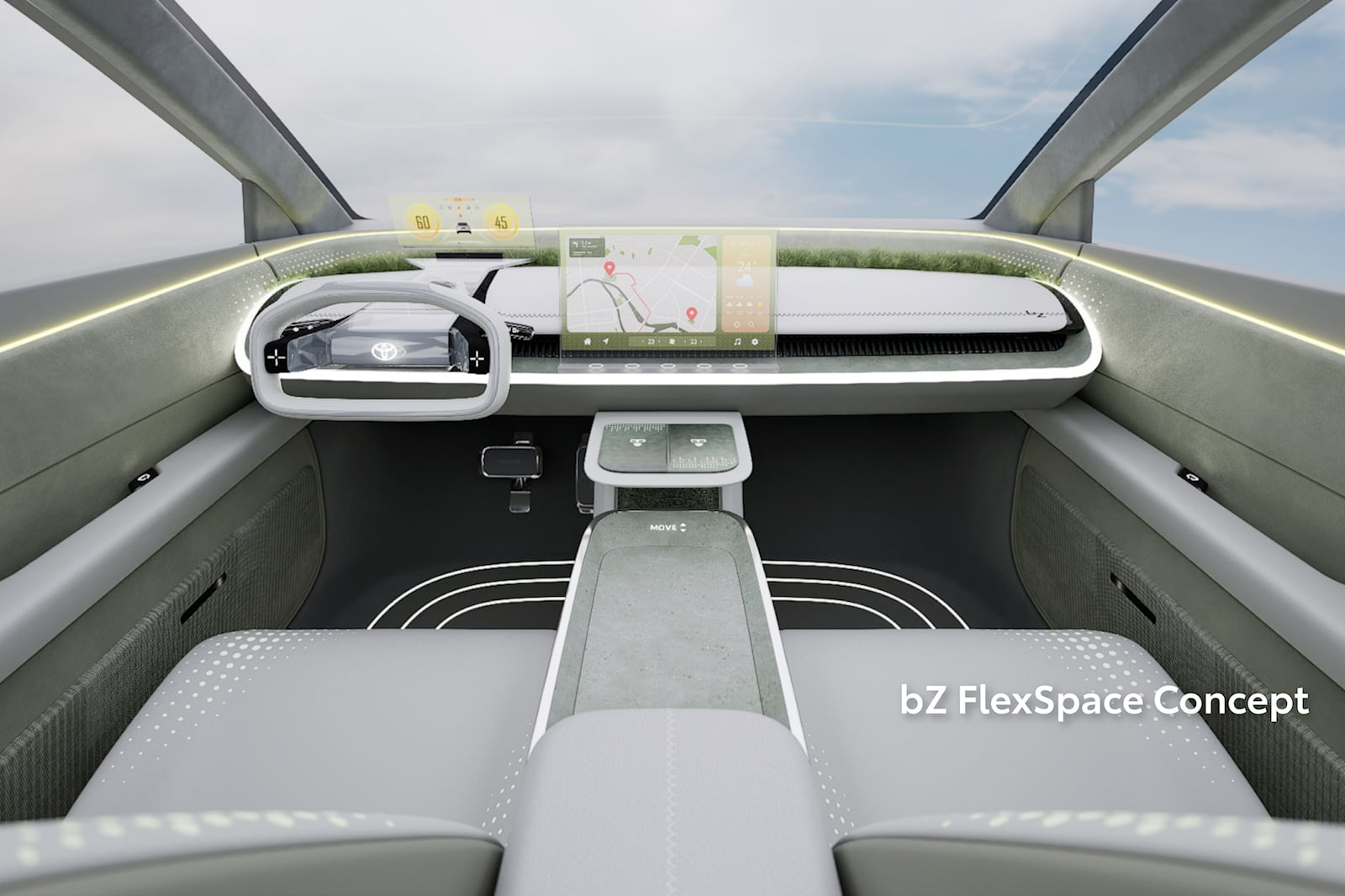 Carro conceito Toyota bZ FlexSpace Concept