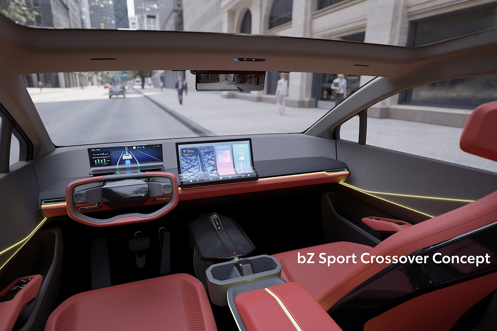 Carro conceito Toyota bZ Sport Crossover Concept