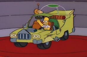 the homer carro desenho os simpsons