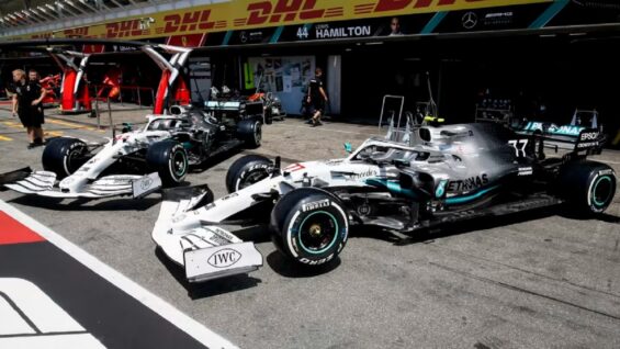 mercedes w10 pintura 125 anos gp alemanha