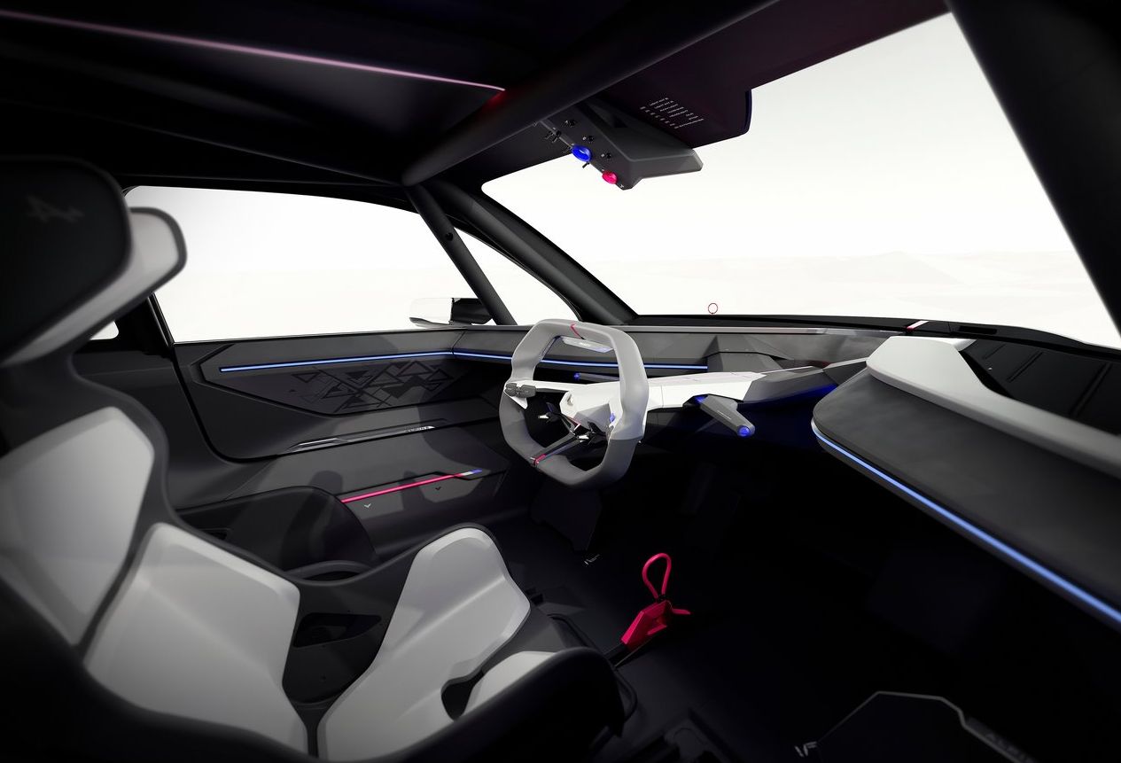 alpine a290 beta concept 2024 interior banco central