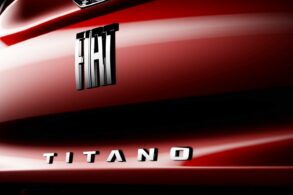 fiat titano 2024 teaser traseira tampa logomarca 1