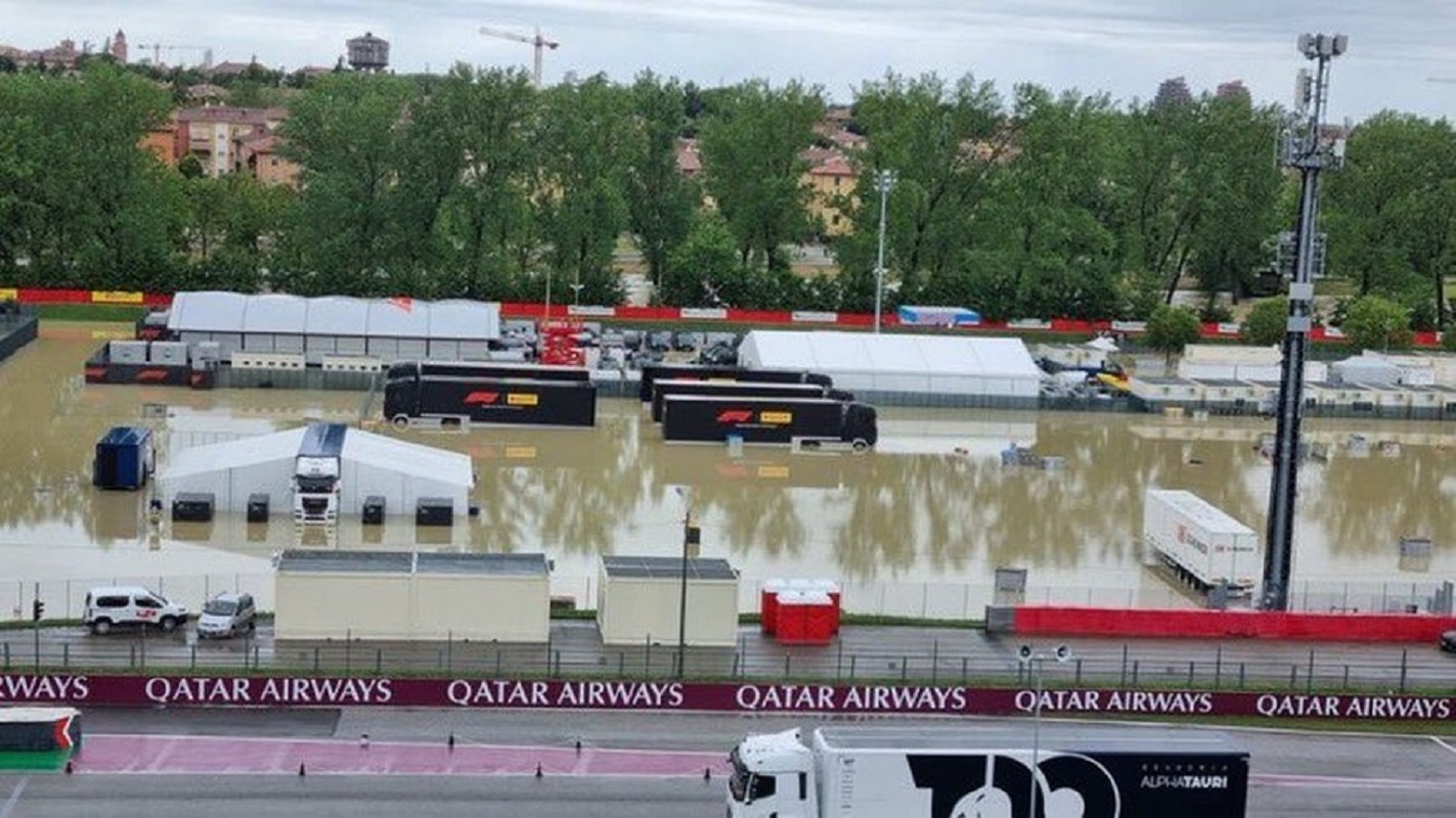 Fórmula 1 cancela GP da EmíliaRomanha após chuvas fortes em Ímola