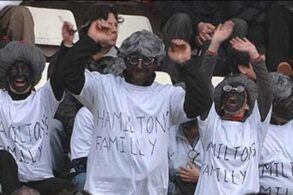 torcedores esponhois racismo lewis hamilton f1