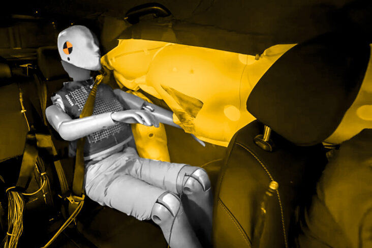 crash test dummie banco traseiro do carro iihs portal