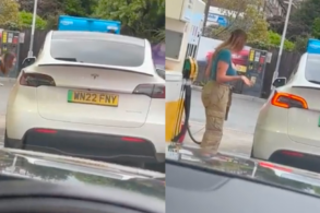 Dona de Tesla tenta abastecer elétrico com gasolina: 'dia longo'; explica