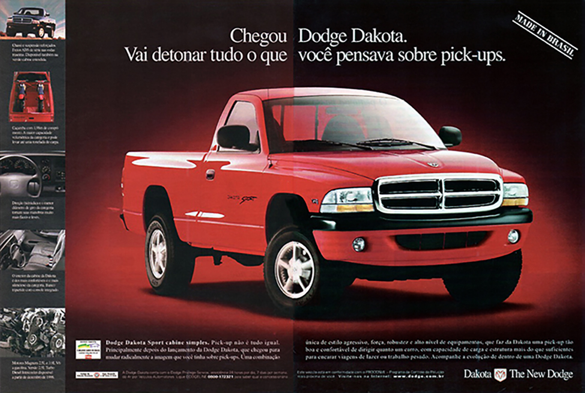 dodge dakota propaganda de epoca