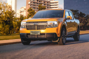 ford maverick hybrid amarela frente portal