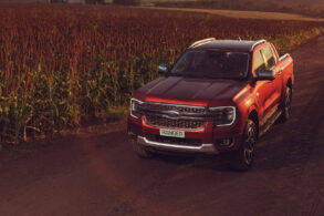 ford ranger 2024 frente vermelho cima milharal portal