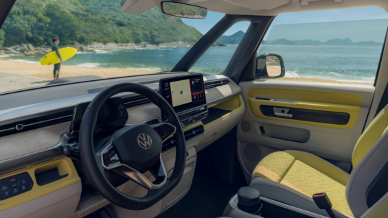 volkswagen id buzz interior painel