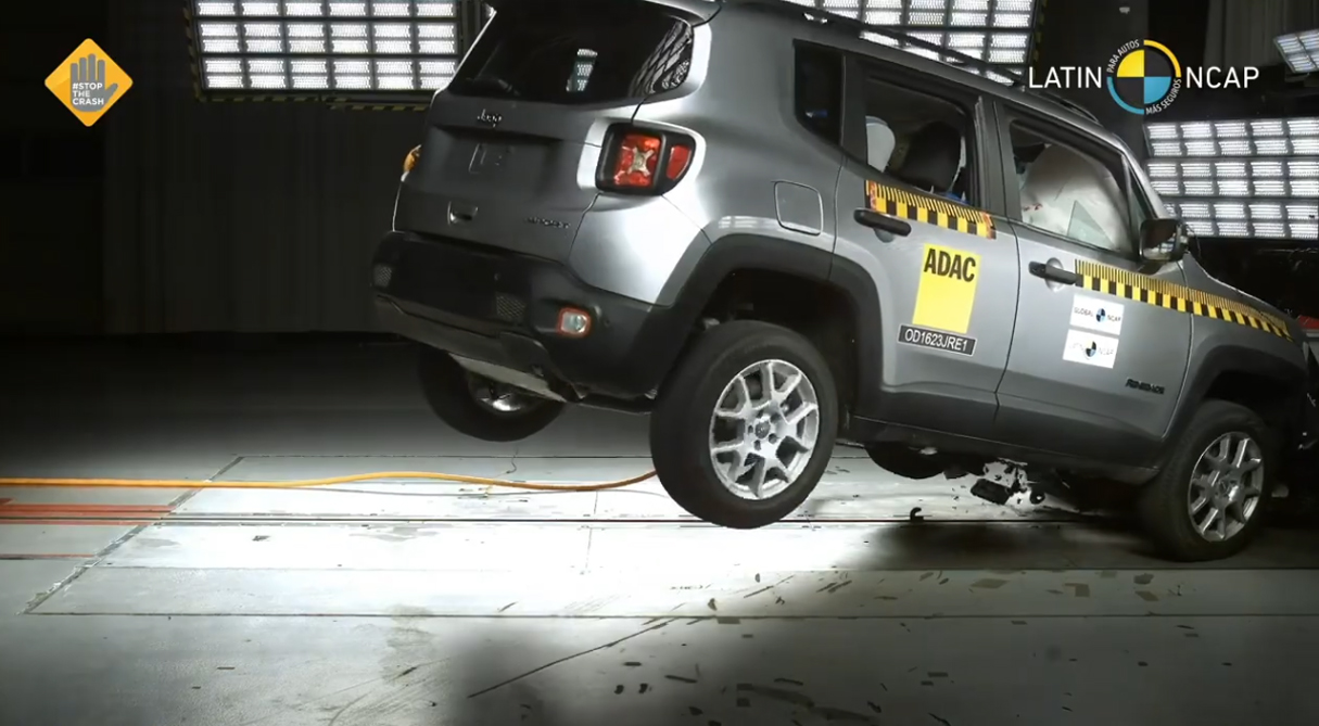 crash test latin ncap 2023 jeep renegade traseira