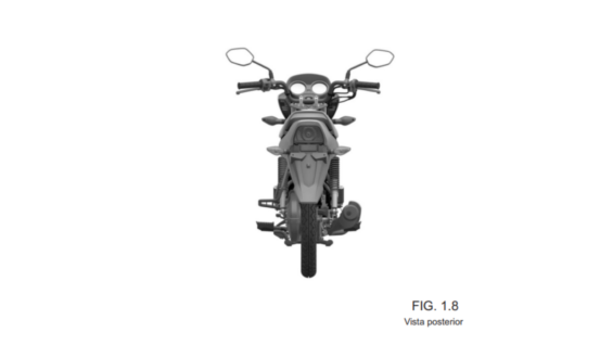 Nova moto Honda registrada no inpi - Shine 100
