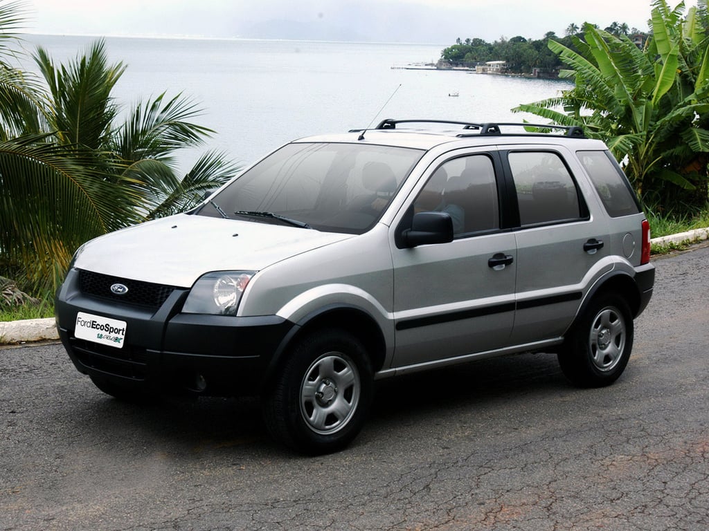 ford ecosport 1 6 flex prata frente