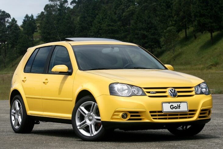 volkswagen golf gti 1 8t 20v 2007 amarelo frente