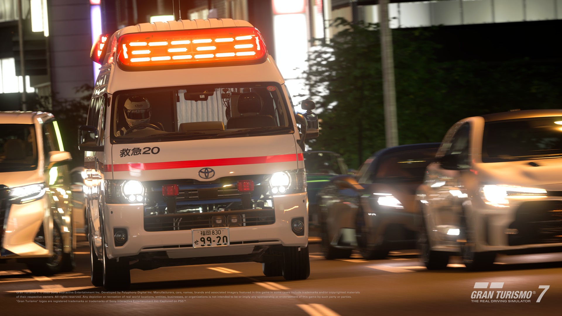 Nova atualização de Gran Turismo 7 tem ambulância