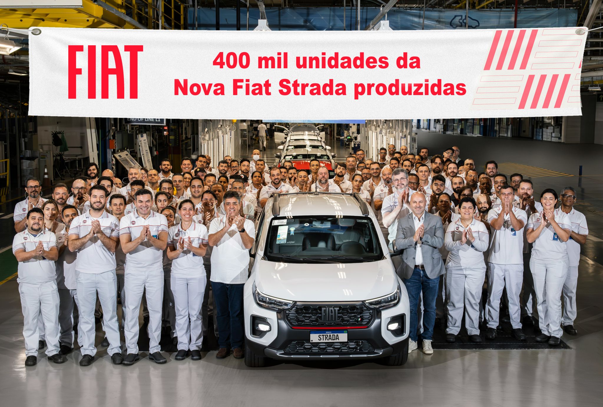 Fiat Strada segunda geração atinge 400.000 unidades produzidas 