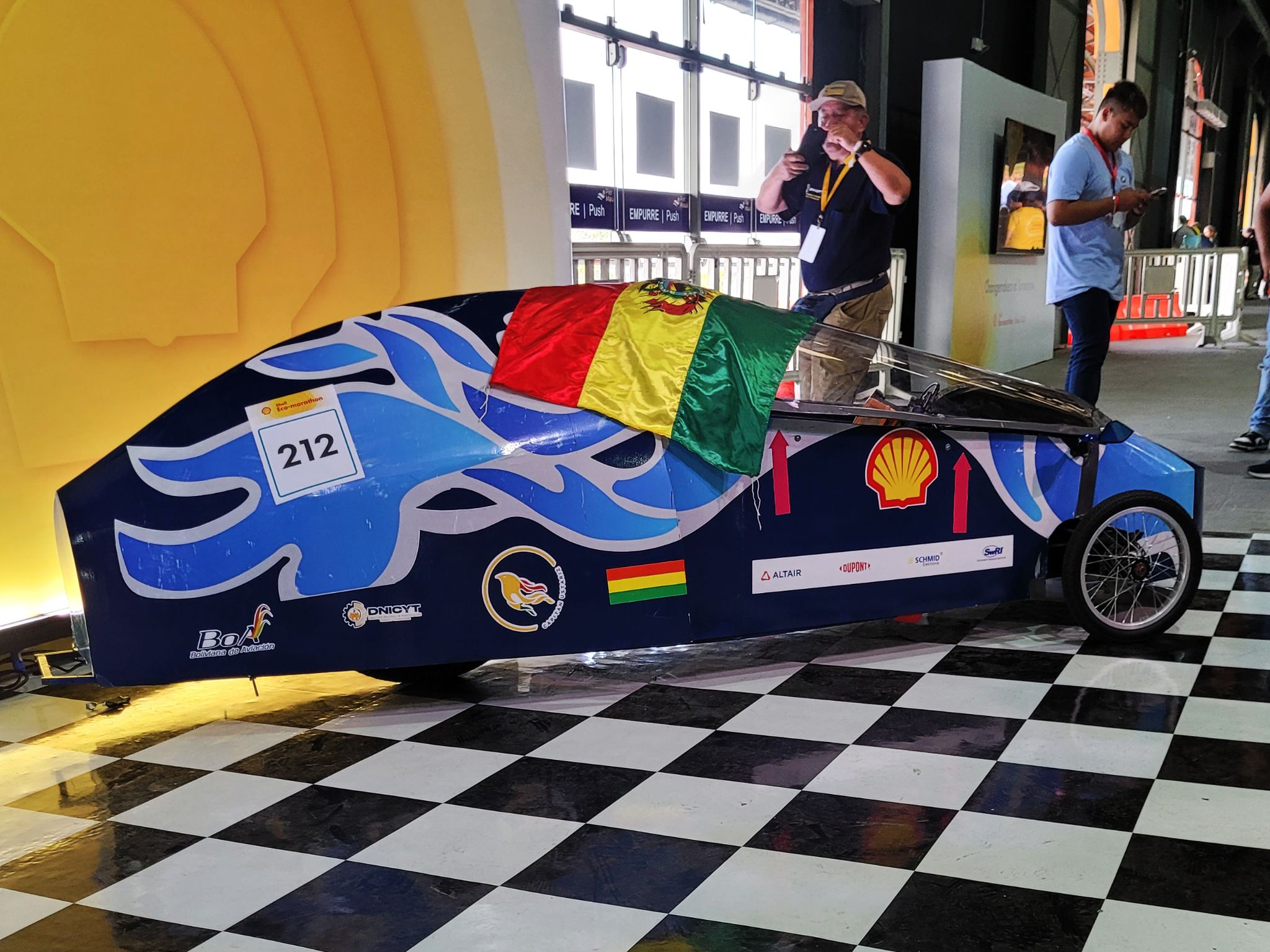 prototipo a hidrogenio boliviano shell eco marathon