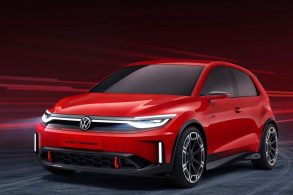 volkswagen id gti concept 2024 vermelho frente e lateral