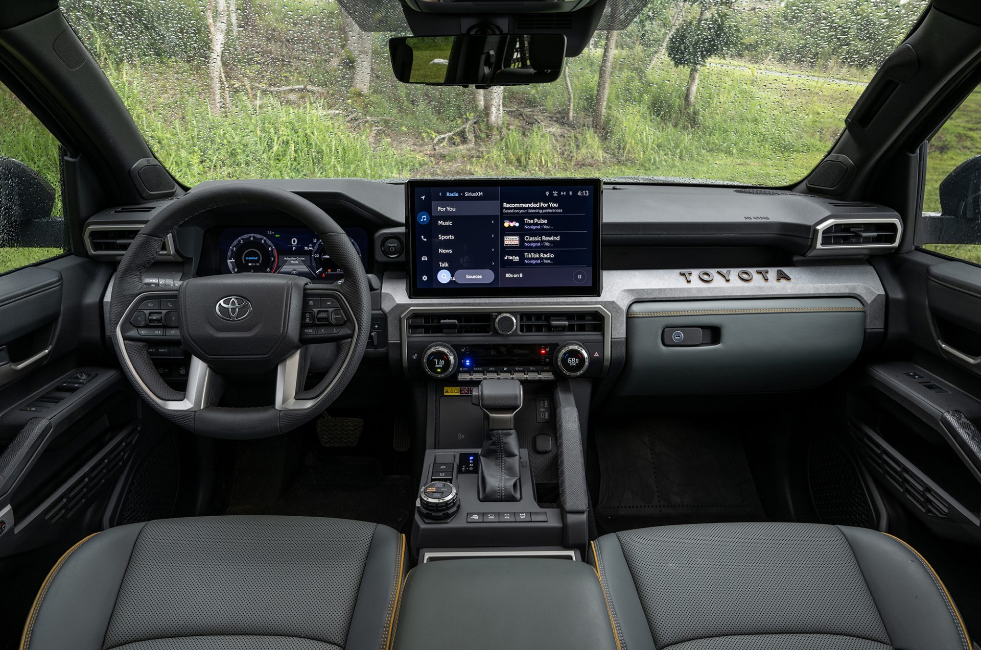 toyota tacoma trailhunter double cab interior painel