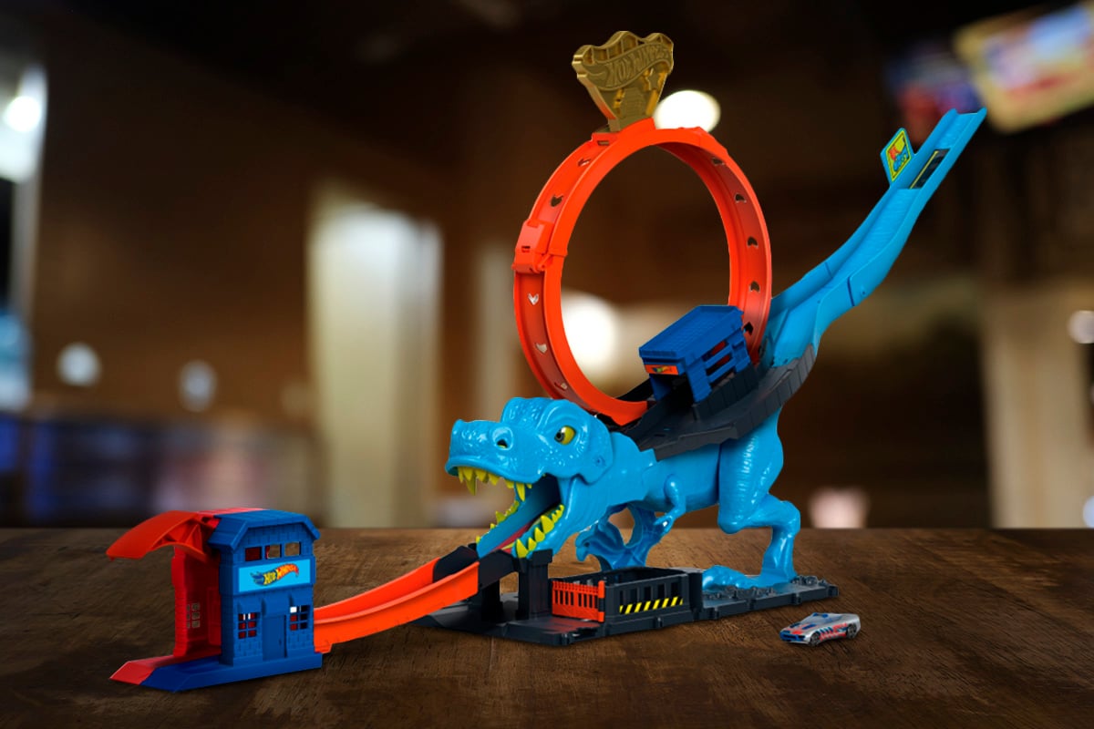 Hot Wheels Pistas T Rex Playset