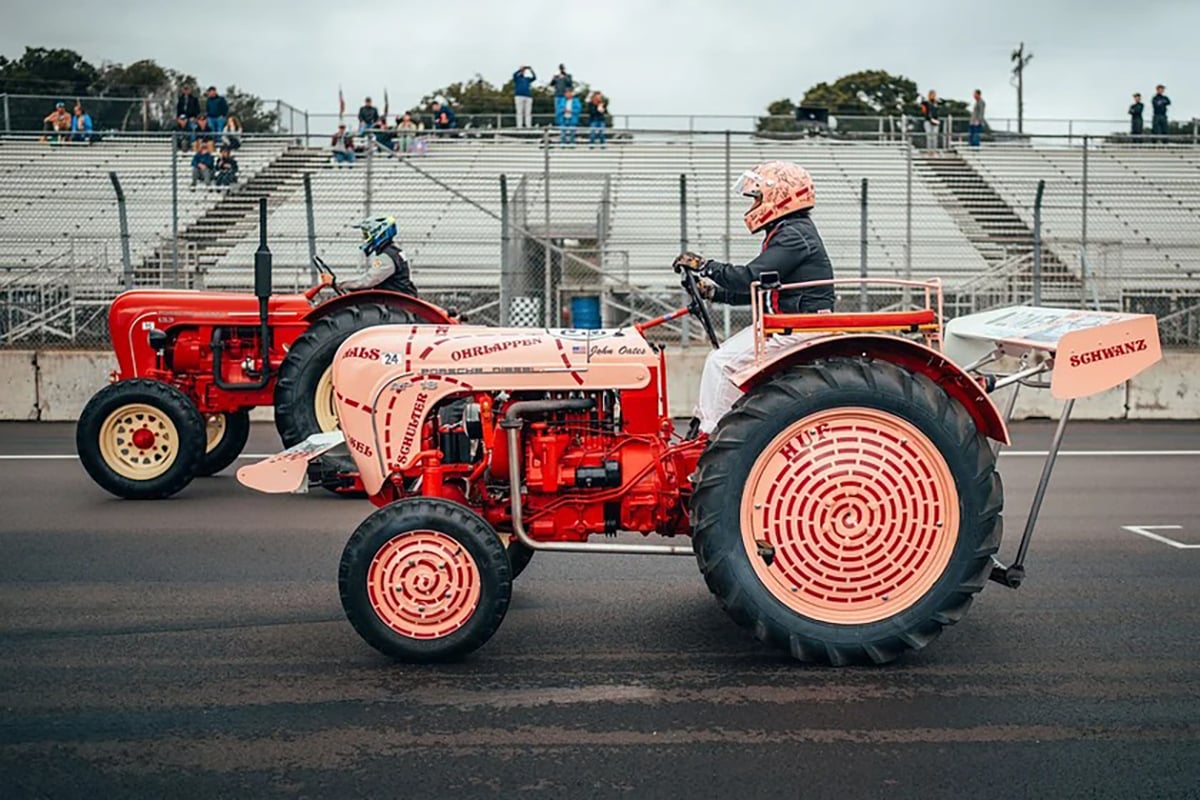 Porscwagen: junção inusitada reúne trator Porsche com carroceria