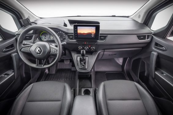 renault kangoo e tech interior painel