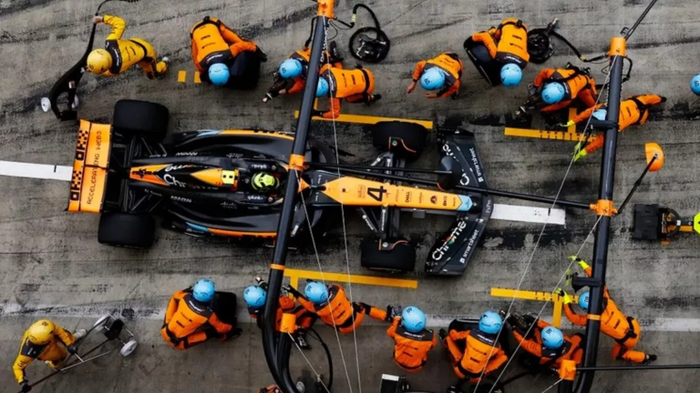 Pit Stop Mais R Pido Do Mundo Mclaren Quebra Recorde No Gp Do Catar