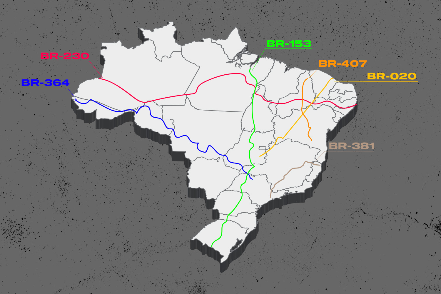 mapa brasil rodovias portal 1