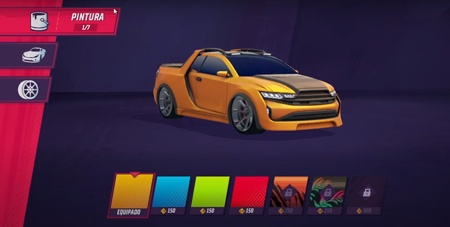 horizon chase 2 picape amarela