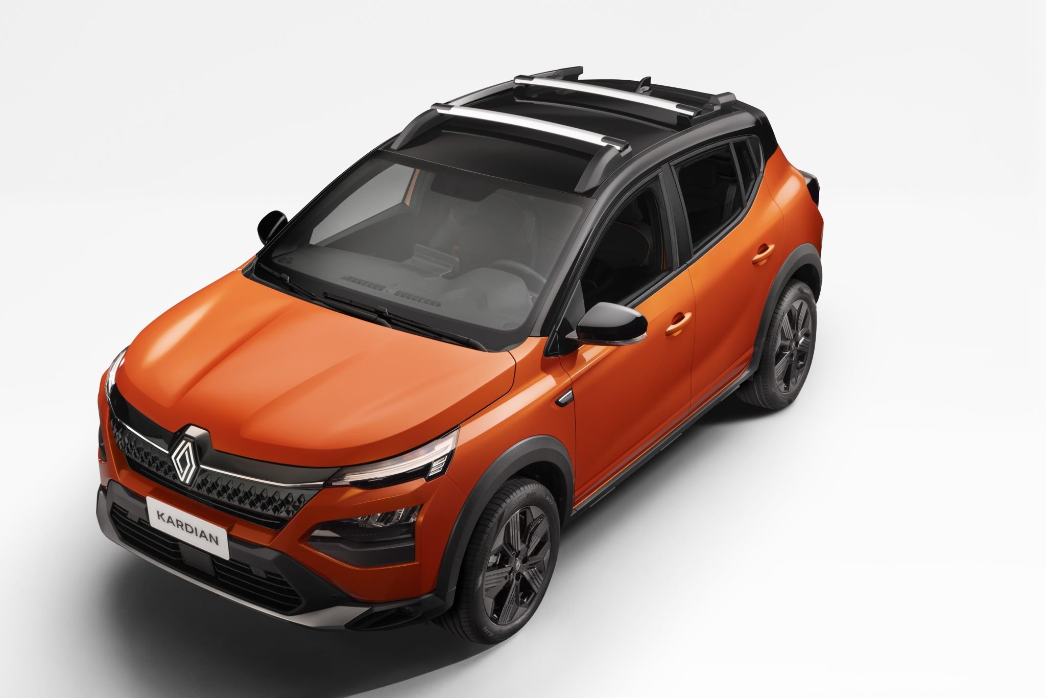 renault kardian 2024 laranja frente lateral traseira interior painel 2