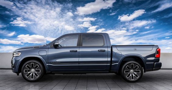 ram 1500 ramcharger tungsten 2025 cinza lateral