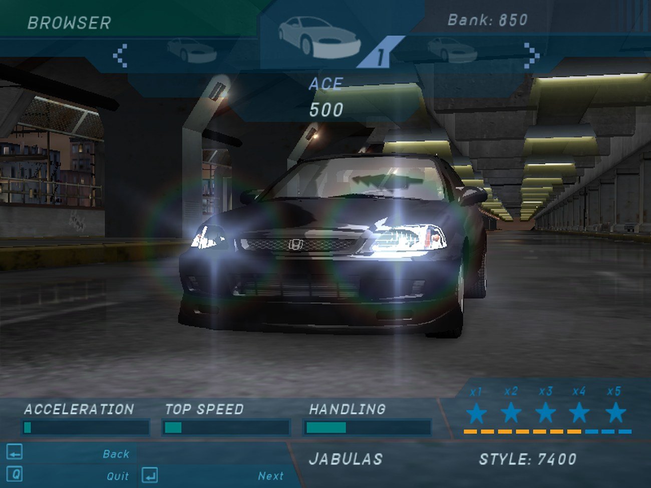 need for speed underground 2003 civic tuning